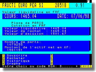 Les march�s en direct