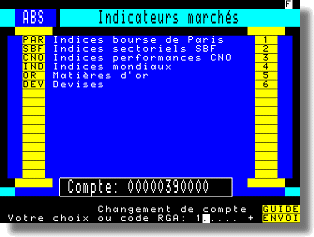 Les march�s en direct